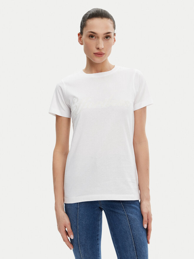 Silvian Heach Silvian Heach Camiseta GPP25110TS Blanco Regular Fit