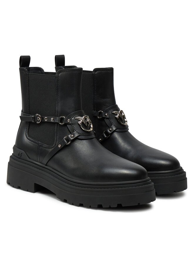 PINKO Klassische Stiefeletten PINKO Mia 10 SD0143 P044 Schwarz