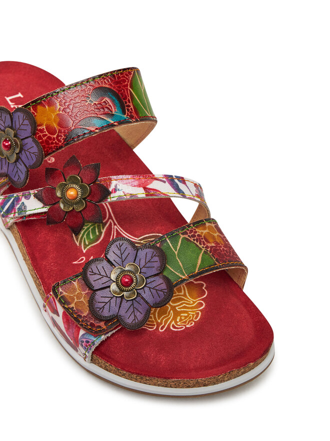 Laura Vita Chanclas Laura Vita Brcyano 16 Rojo