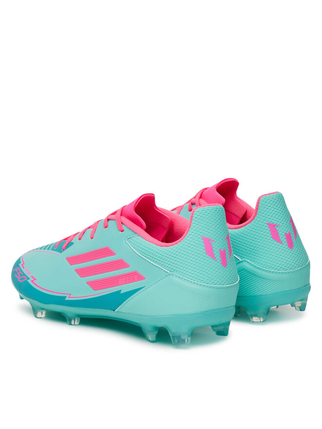 adidas Buty do piłki nożnej adidas F50 League Messi Firm/Multi-Ground IH0928 Turkusowy