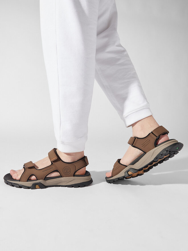 Timberland Sandály Timberland Lincoln Peak Strap Sandal TB0A5T489681 Hnědá