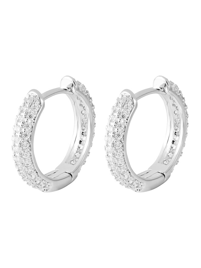 ICED STUFF Orecchini ICED STUFF Diamond Ring Oro bianco