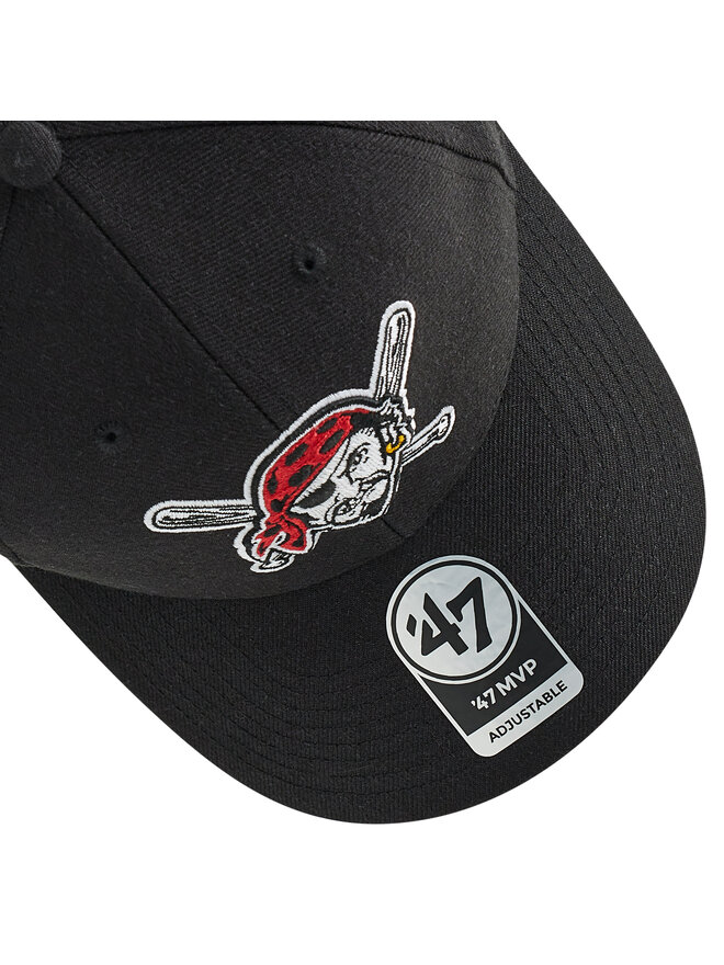 47 Brand Czapka z daszkiem 47 Brand MLB Pittsburgh Pirates B-MVP20WBV-BKO Czarny