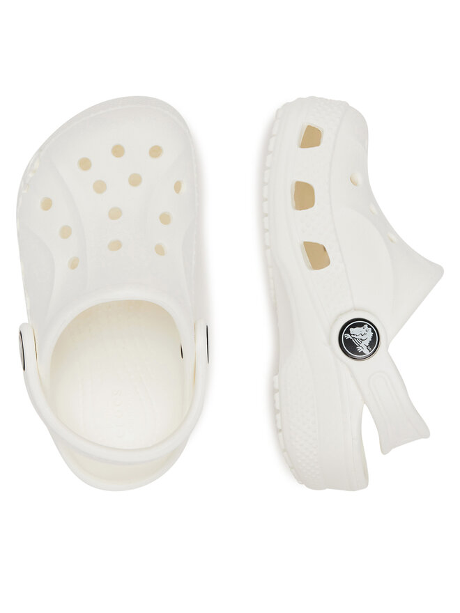Crocs Klapki Crocs BAYA CLOG T 207012-100 Biały