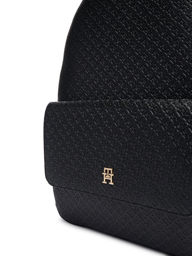 Tommy Hilfiger Rucksack Tommy Hilfiger Th Icon Backpack Mono AW0AW19284 Schwarz
