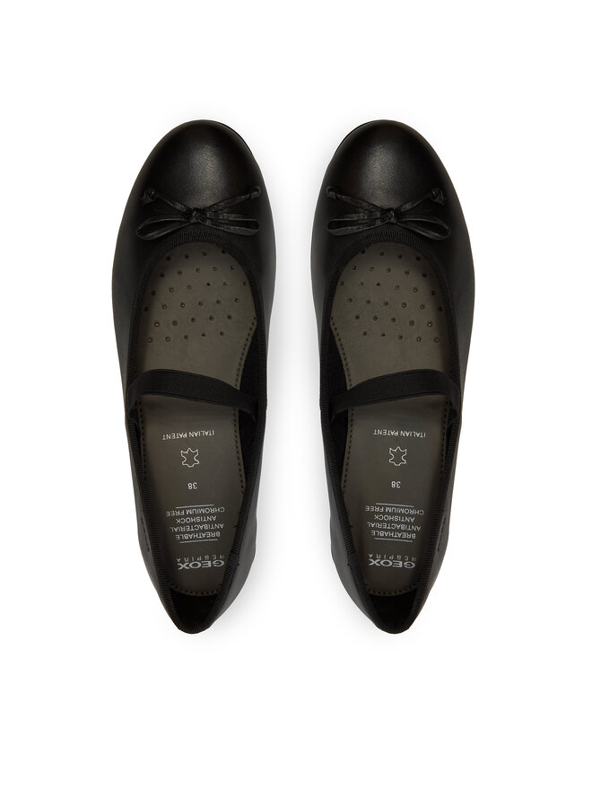 Geox Baleríny Geox J Plie' B J3455B 00043 C9997 D Čierna