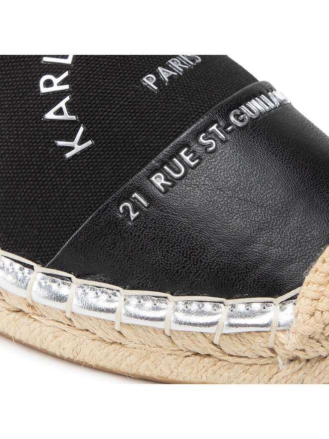 KARL LAGERFELD Еспадрили KARL LAGERFELD KL80108A Черен