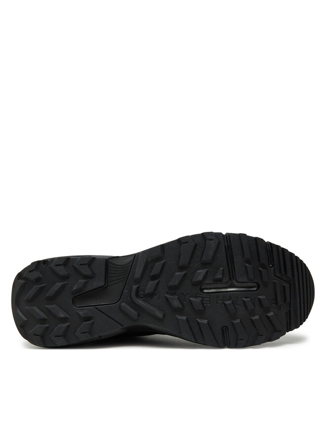 Tommy Hilfiger Αθλητικά Tommy Hilfiger M Runner Tech Knit Lth Mix FM0FM05344 Μαύρο