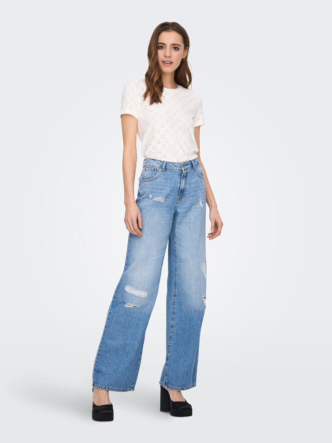 JDY JDY T-shirt 15158450 Bijela Regular Fit