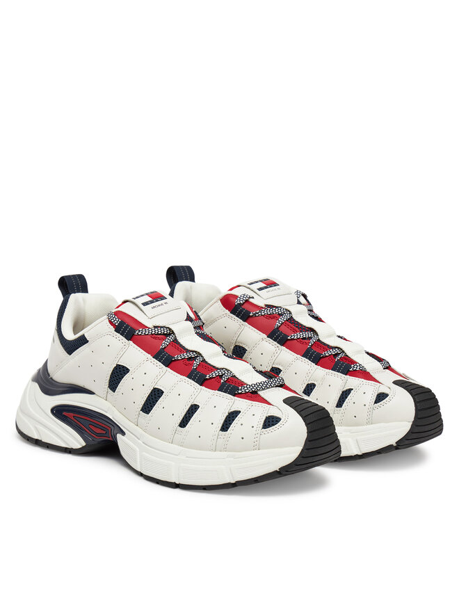 Tommy Jeans Sneakersy Tommy Jeans Archive'95 EM0EM01584 Biela
