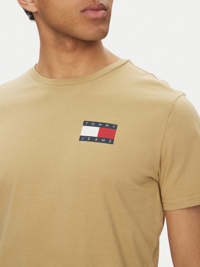 Tommy Jeans Tommy Jeans Camiseta Essential DM0DM20740 Beis Slim Fit