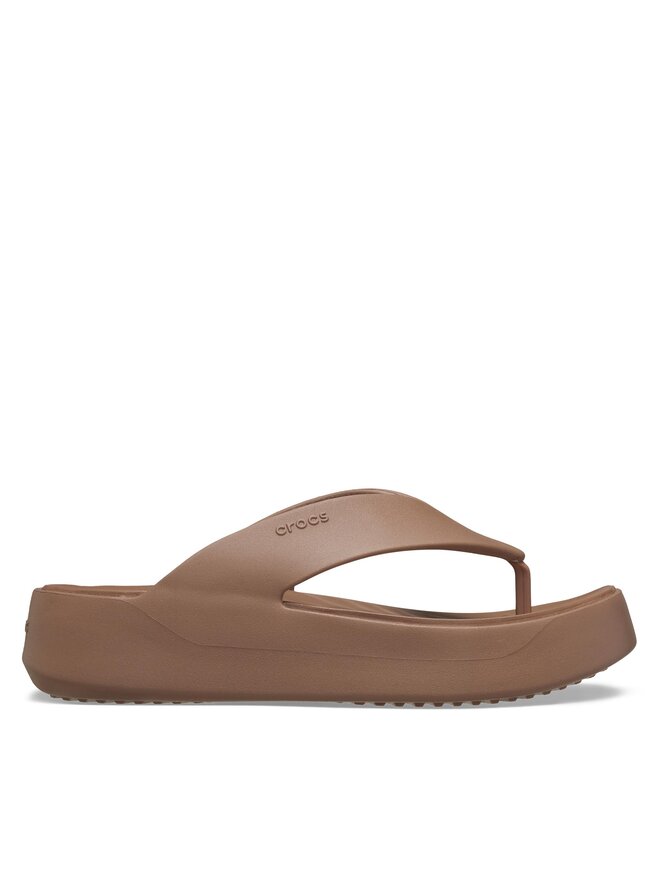 Crocs Zehentrenner Crocs Gataway Platform Flip 209410 Beige