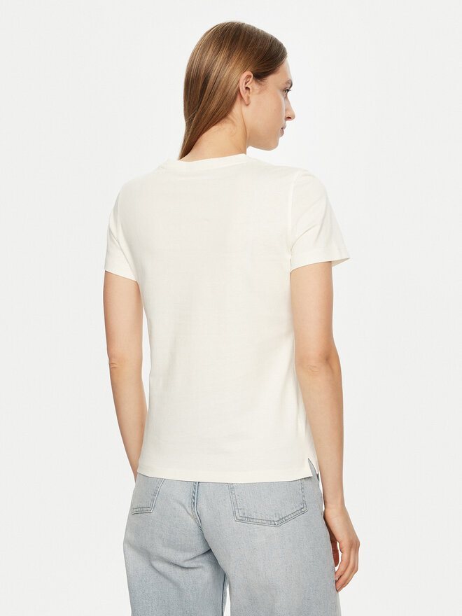 Guess Guess Camiseta W5RI10 I3Z14 Écru Regular Fit