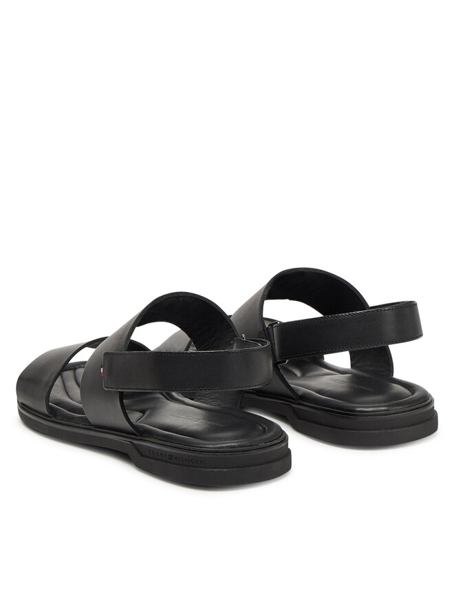 Tommy Hilfiger Σανδάλια Tommy Hilfiger Premium Hilfiger Strappy Lh Sand FM0FM05356 Μαύρο