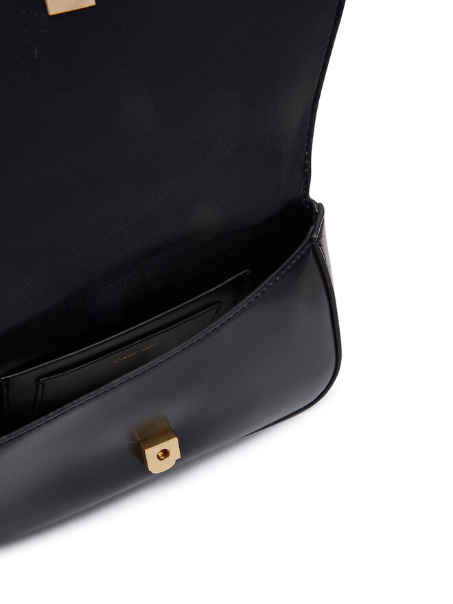Calvin Klein Handtasche Calvin Klein Ck Convertible Chain Small Bag LV04F3172G Schwarz