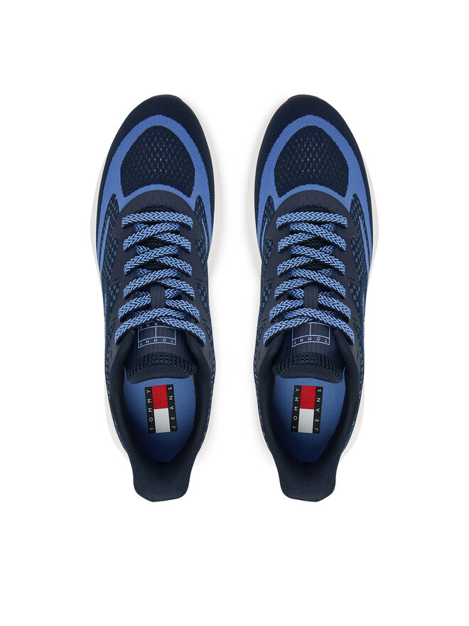 Tommy Jeans Sneakers Tommy Jeans Runner Knitted EM0EM01713 Blau