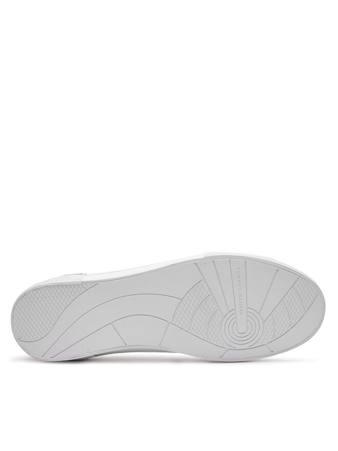 Tommy Hilfiger Tenisky Tommy Hilfiger Corporate Vulc Canvas FM0FM04954 Bílá