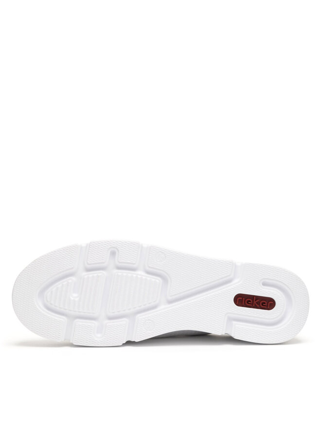 Rieker Sneakersy Rieker N5932-80 Biela