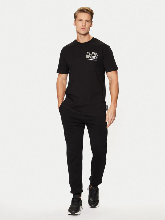 Plein Sport Plein Sport T-Shirt AADC MTK7913 STE003N Μαύρο Regular Fit