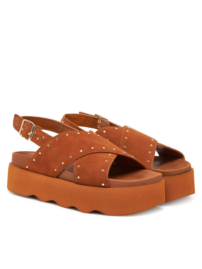 Scholl Σανδάλια Scholl F32304 Καφέ