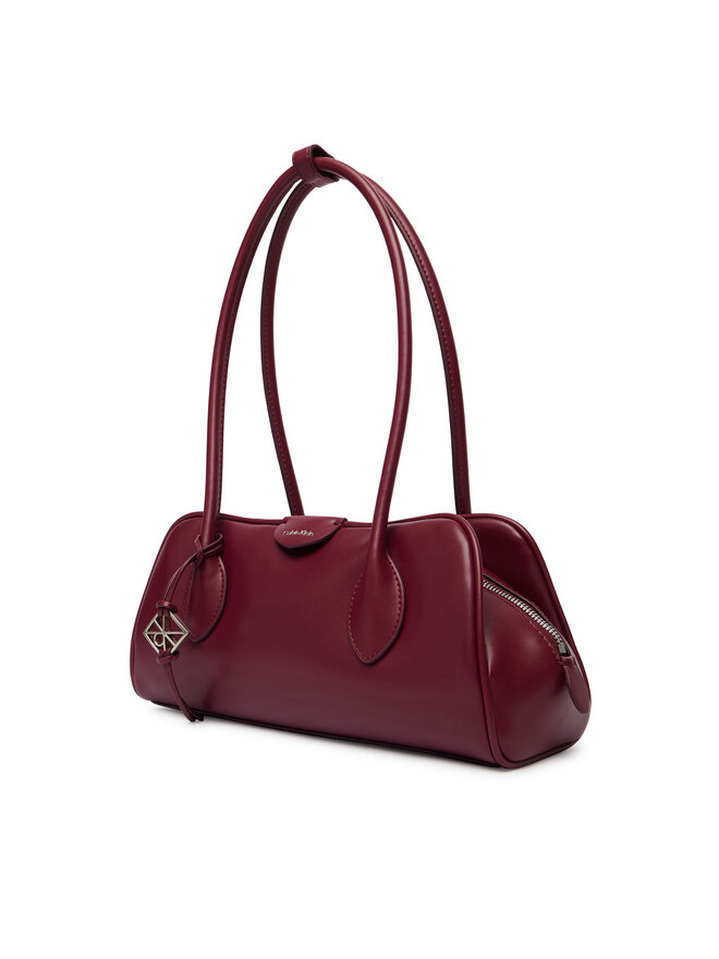 Calvin Klein Handtasche Calvin Klein Emblem Trio Shoulder Bag LV04F3369G Dunkelrot