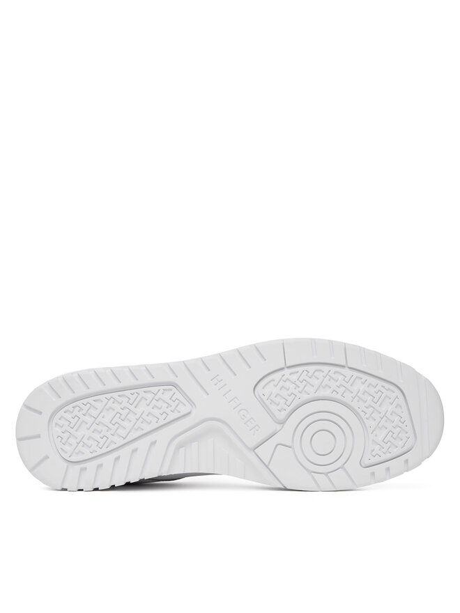 Tommy Hilfiger Sneakers Tommy Hilfiger Th Basket Core Lite Lth Mix FM0FM05518 Weiß
