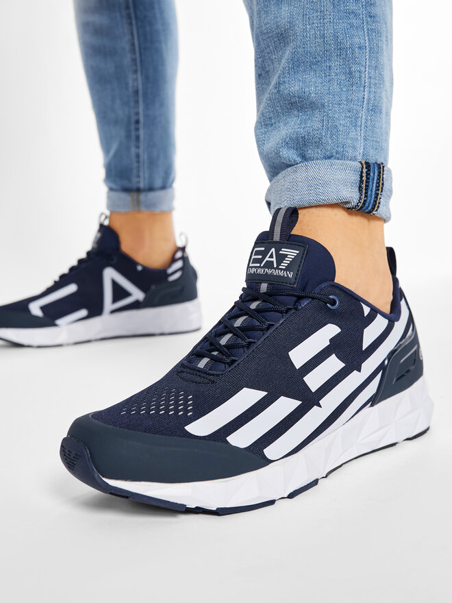 EA7 Emporio Armani Sneakersy EA7 Emporio Armani X8X033 XCC52 D813 Tmavomodrá