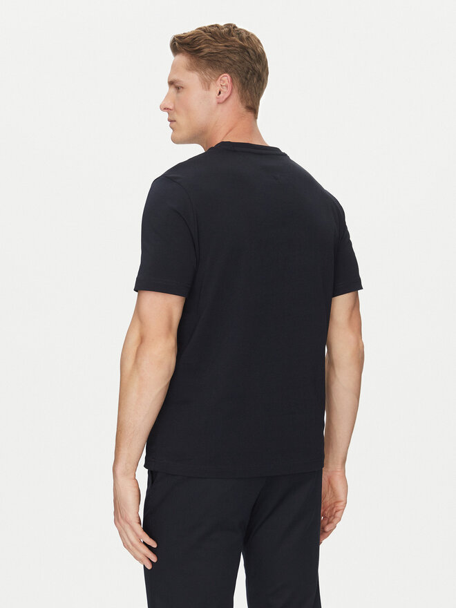 Tommy Hilfiger Tommy Hilfiger T-Shirt Embroidery Logo MW0MW38620 Σκούρο μπλε Regular Fit