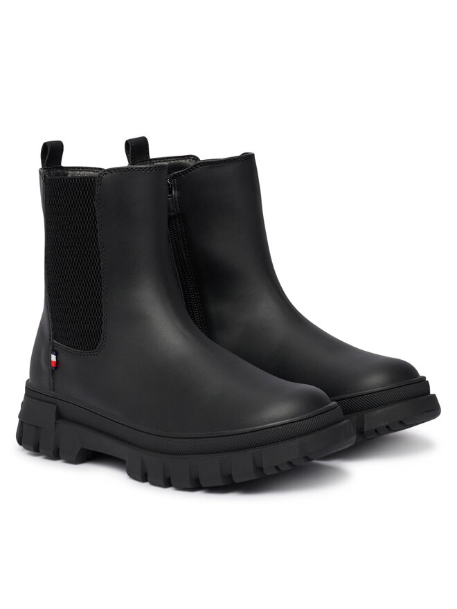 Tommy Hilfiger Stiefeletten Tommy Hilfiger T3X5-35295-1355 S Schwarz