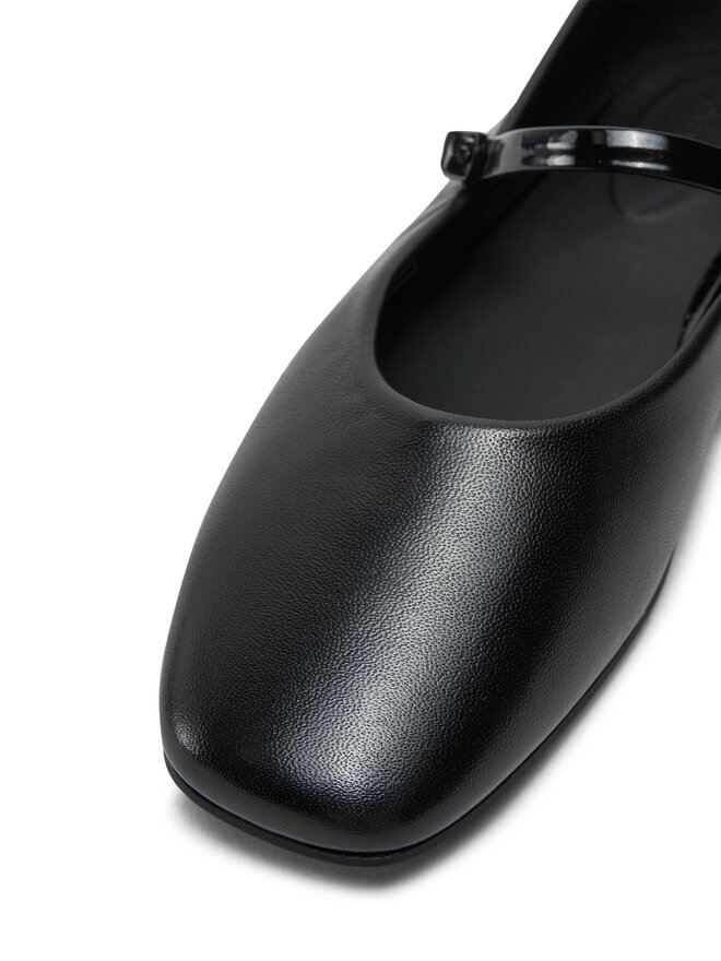 Calvin Klein Ballerinas Calvin Klein Mary Jane Ballerina - Lth HW0HW02307 Schwarz