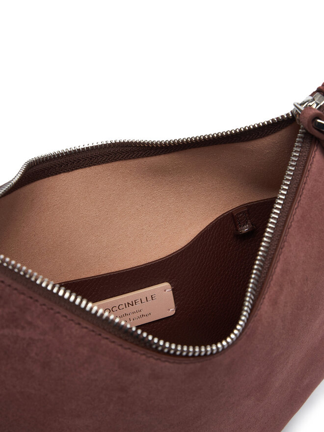 Coccinelle Handtasche Coccinelle QKG Coccinellesunup Suede E1 QKG 13 02 01 Dunkelrot