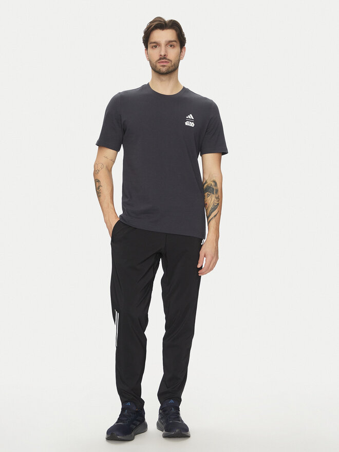 adidas adidas Marškinėliai Star Wars The Mandalorian™ JI5716 Pilka Regular Fit