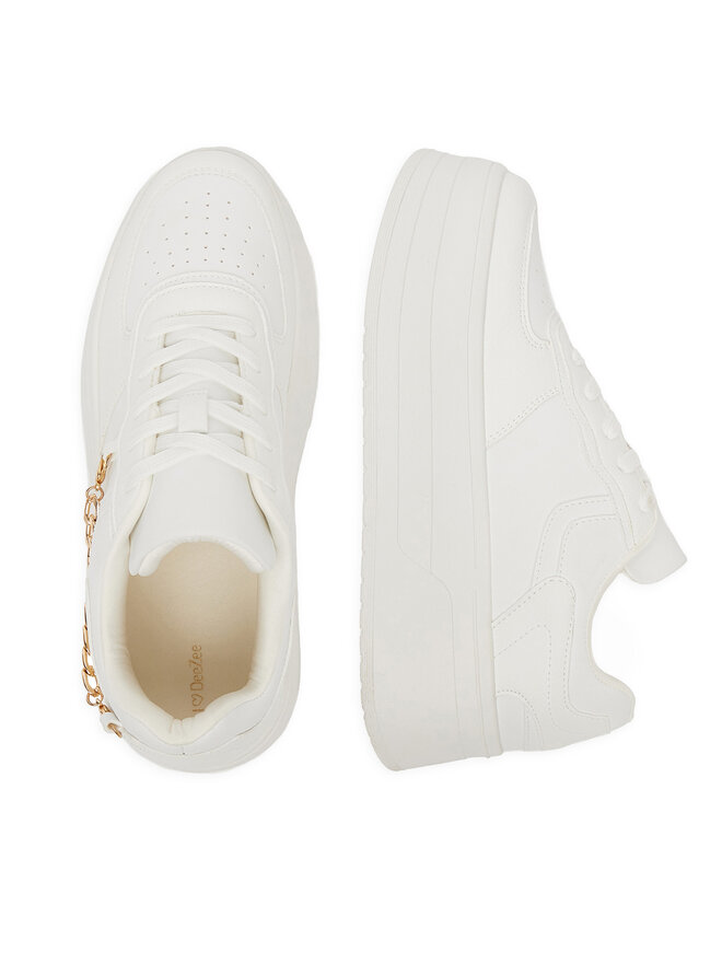 DeeZee Сникърси DeeZee AM1123B Бял