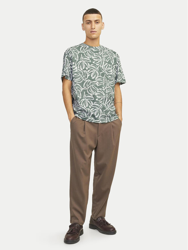 Jack&Jones Jack&Jones Póló Lafayette 12250434 Zöld Relaxed Fit