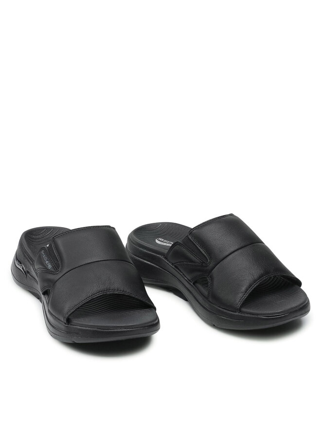 Skechers Pantoletten Skechers Go Walk Arch Fit Sandal 229023/BBK Schwarz