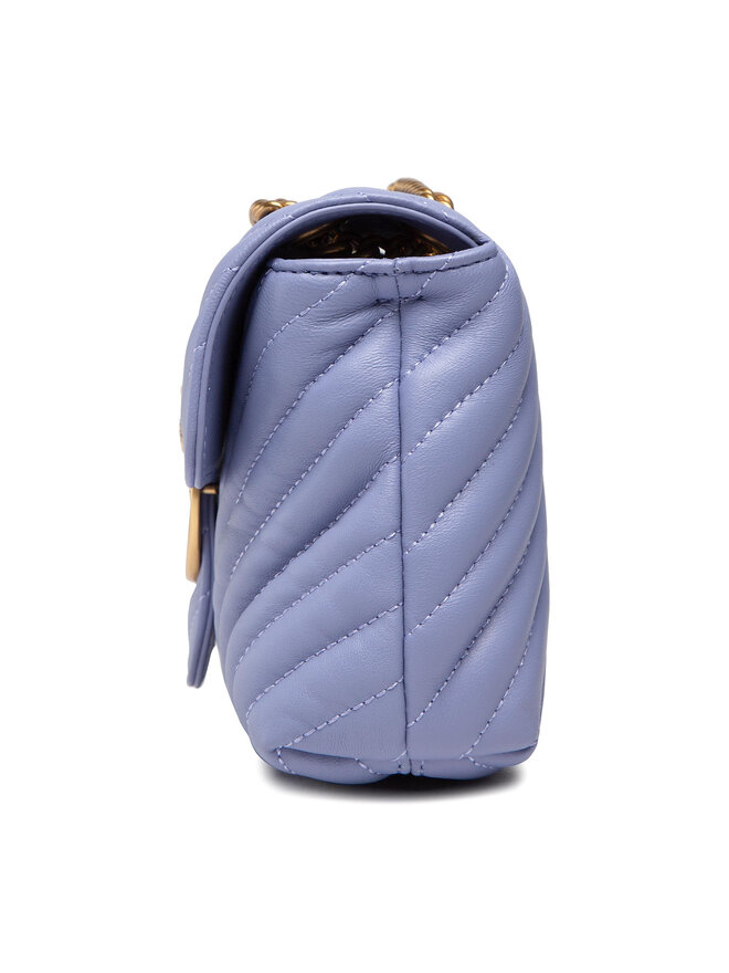 PINKO Handtasche Pinko Love Mini Lady Puff Chevron 1 Cl AI 22-23 PLTT 1P22Z3 A03Z Violett