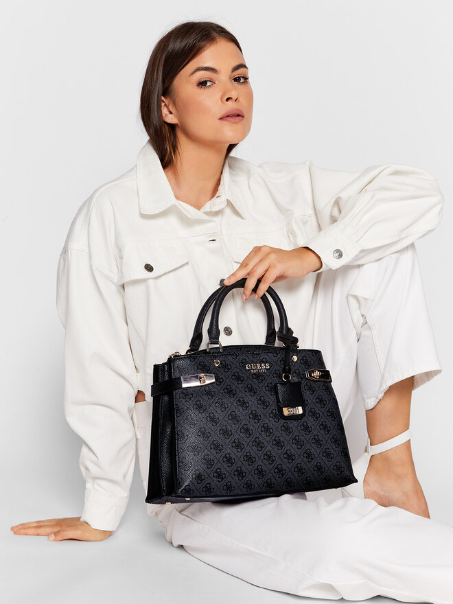 Сумка Guess Zadie Logo Girlfriend Satchel HWSG83 96060 Сірий