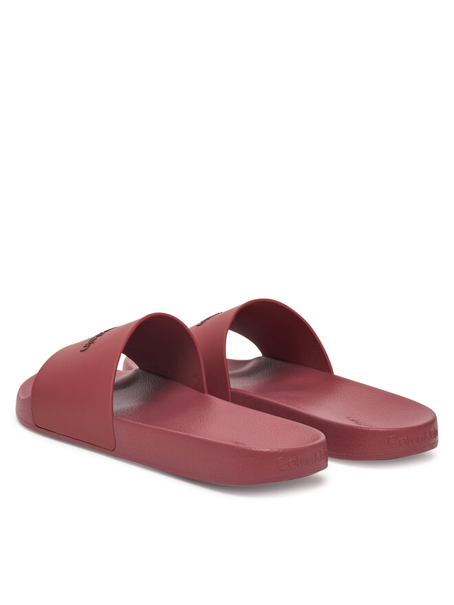 Calvin Klein Nazouváky Calvin Klein Pool Slide Rubber HM0HM00455 Bordó