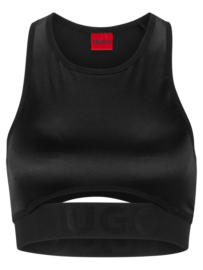 HUGO Hugo Τοπ 50483533 Μαύρο Extra Slim Fit