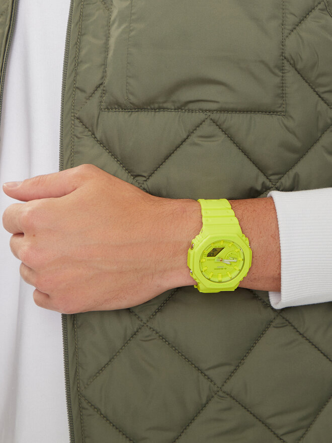 G-Shock Reloj G-Shock GA-2100-9A9ER Amarillo