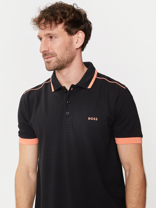 BOSS Boss Поло Paddy 1 50512995 Чорний Regular Fit