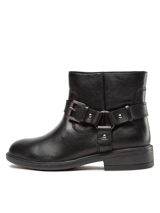 Geox Polokozačky Geox D Catria G D26LQG 0TC43 C9999 Černá