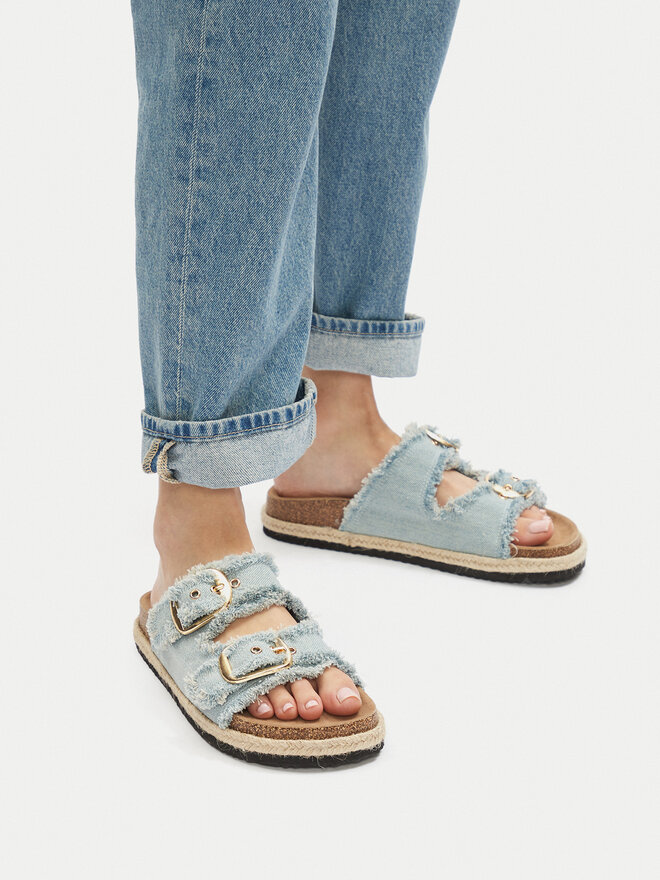 JENNY Pantoletten JENNY LB-P1628 Blau