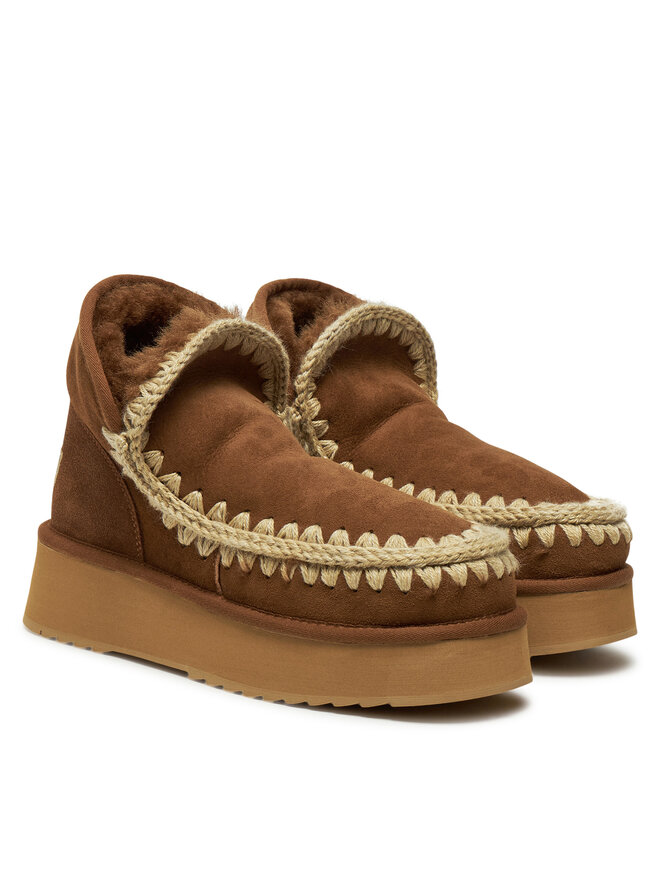 Mou Botas de nieve Mou Mini Eskimo Platform Boot FW681000A Marrón