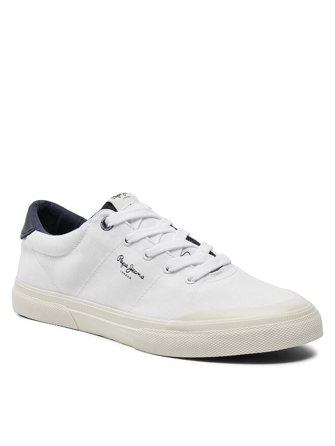 Pepe Jeans Sneakersy Pepe Jeans Kenton Serie M PMS31041 Biela