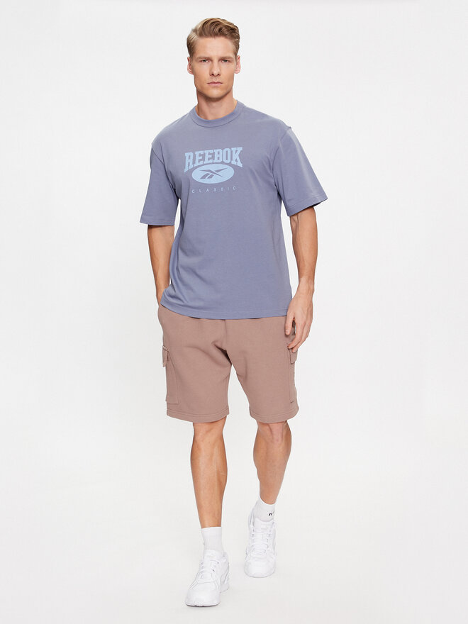 Reebok Reebok Marškinėliai Archive Essentials IK6123 Mėlyna Regular Fit