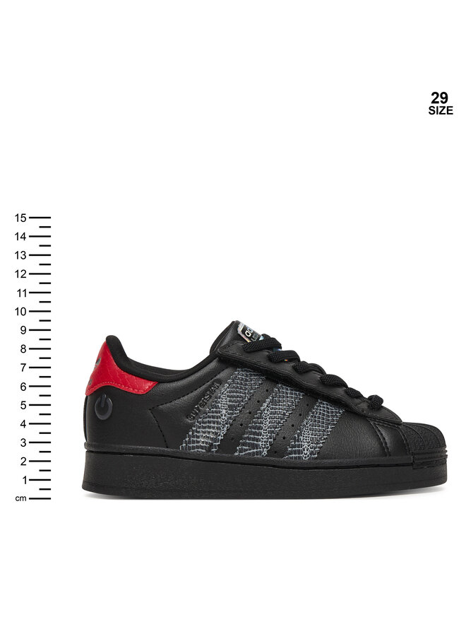 adidas Снікерcи adidas Superstar Led Lights Comfort Closure Elastic Lace Shoes IH6388 Чорний