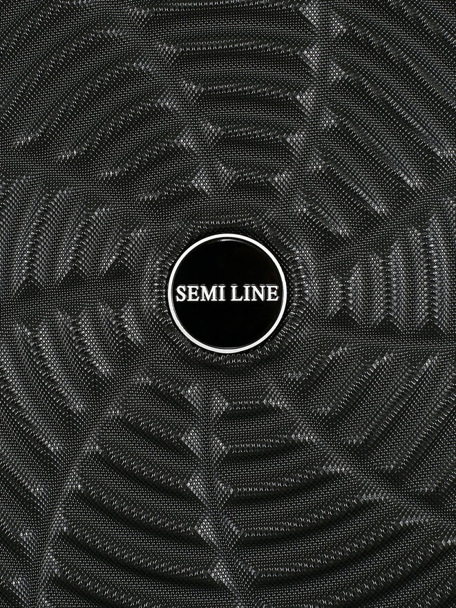 Semi Line Walizka kabinowa Semi Line T5925-1 Czarny