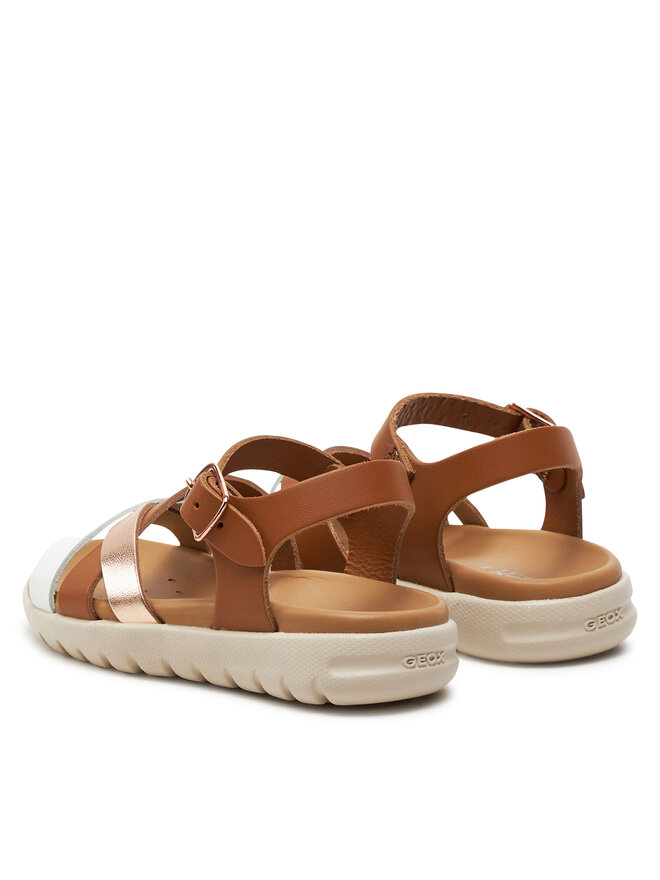 Geox Sandály Geox J Sandal Soleima Gir J45GSA 043CF C6A7F M Hnědá