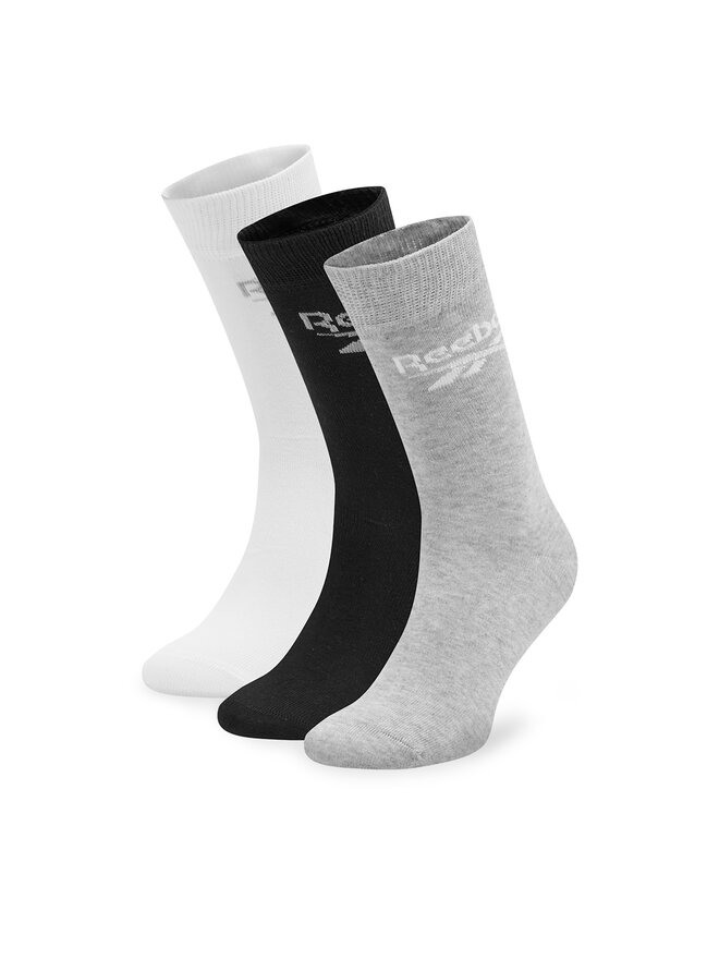 Reebok Set di 3 paia di calzini lunghi unisex Reebok R0367-SS24 (3-pack) Multicolore